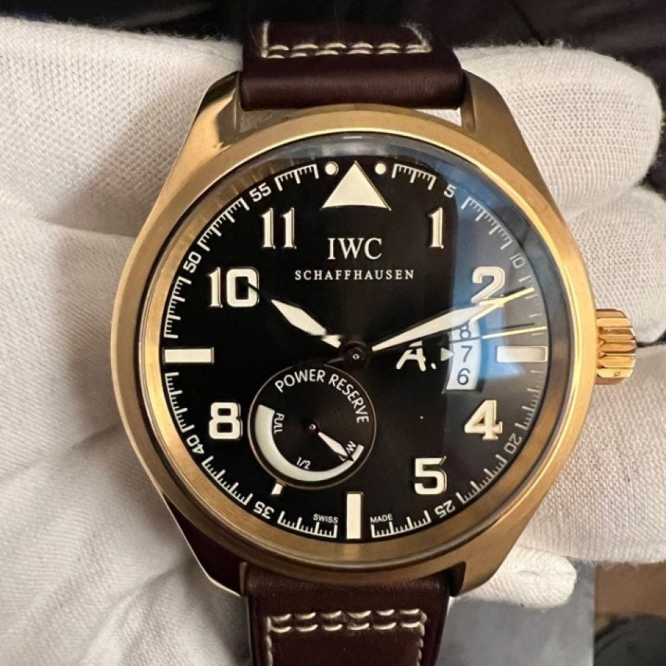 IWC Pilot Antoine de Saint Exupery Limited Edition 18K Rose Gold Power Reserve