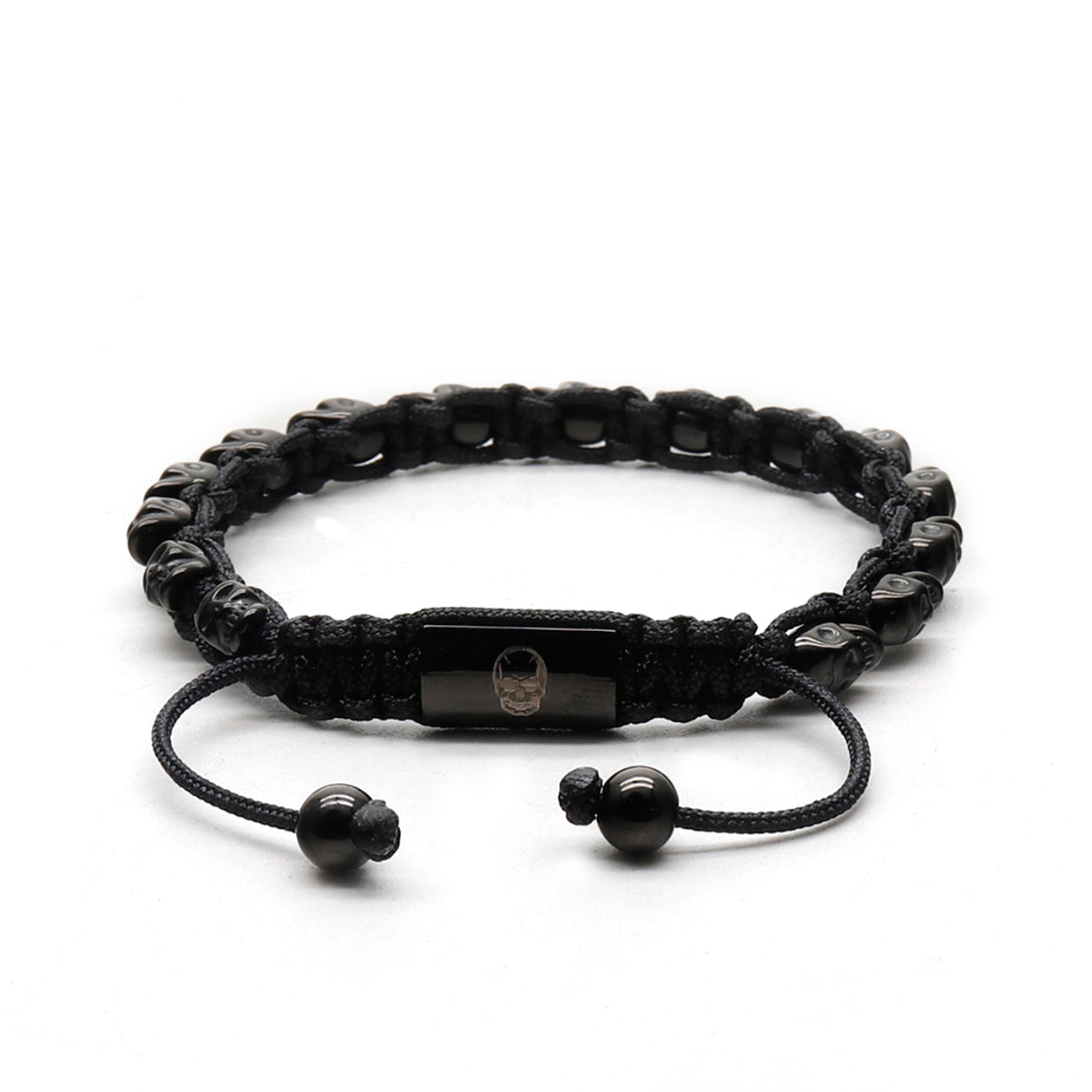 Bracelet Black on Black Skull