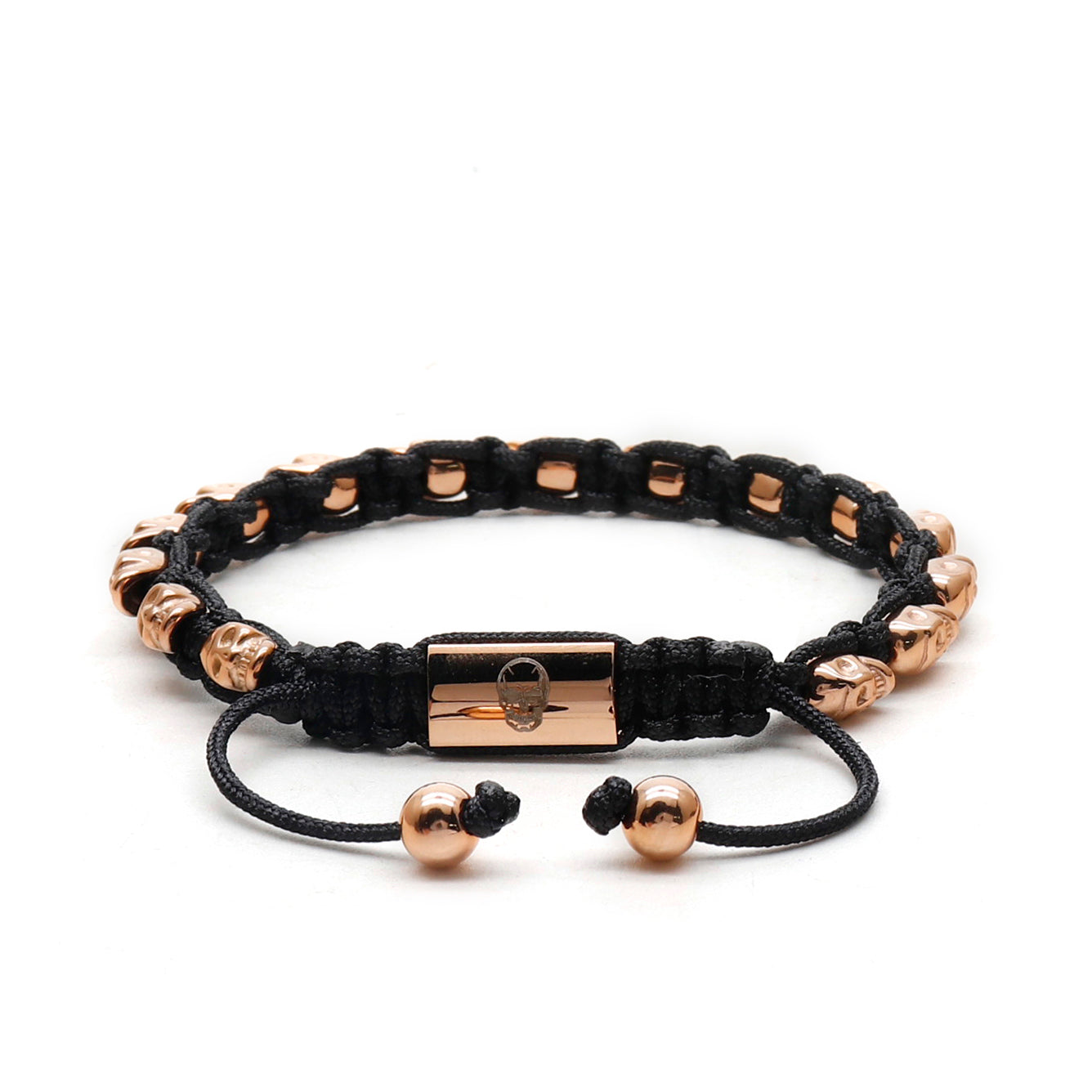 Black on Black Skull Bracelet